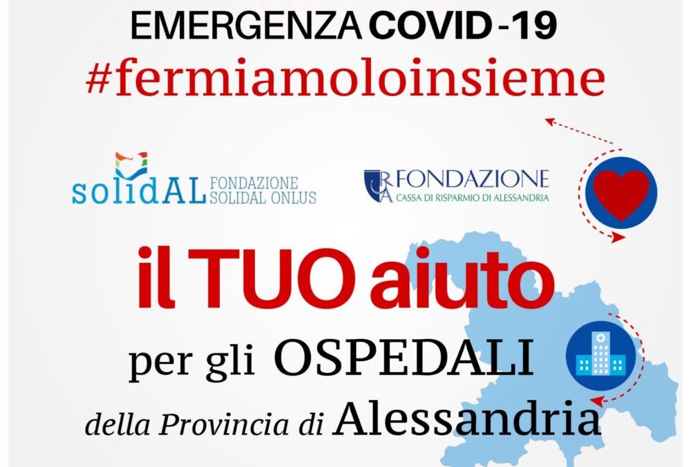 Un aiuto per gli ospedali della Provincia di Alessandria