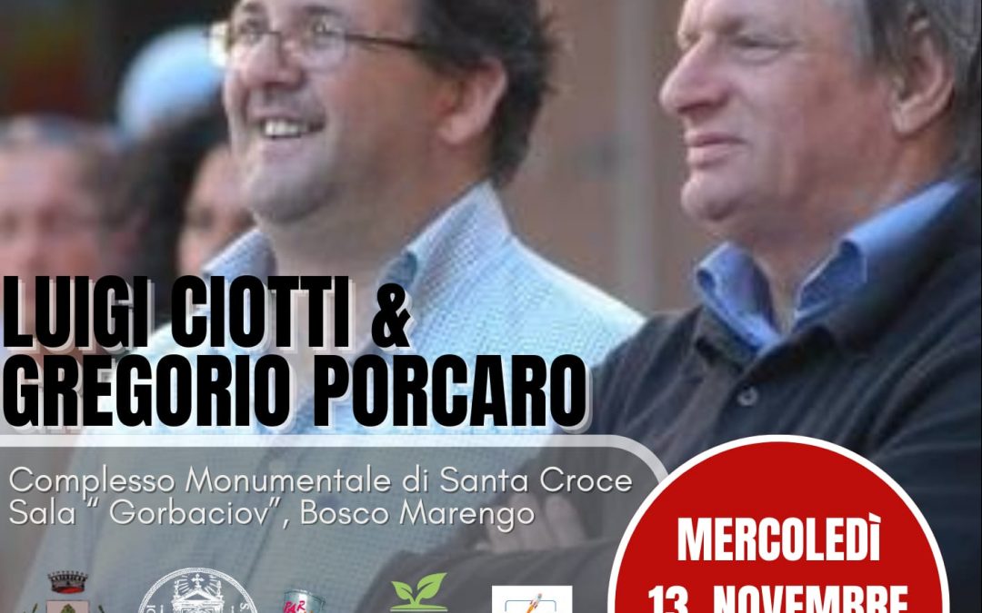 Progetto Legalità, arrivano Don Luigi Ciotti e Gregorio Porcaro