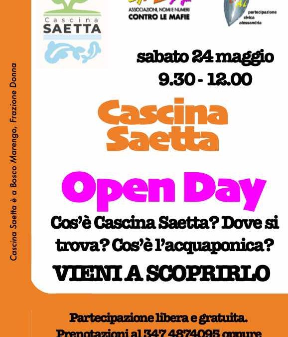 Cascina Saetta Open Day: sabato 24 maggio 2025 evento a porte aperte di Parcival APS